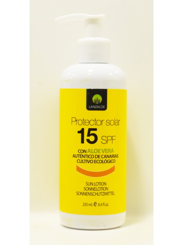 Lanzaloe Sunscreen FPS 15 and FPS 30 250ml