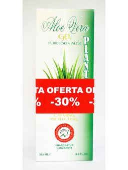 Plantaloe Gel Aloe Pure dermatologic aloe 250ml x 2 units