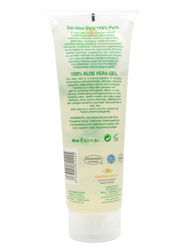 Cosmonatura 100% Aloe Vera Gel 250 ml