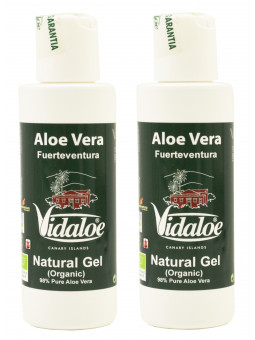 Vidaloe Natural Gel (organic) 100ml x 2