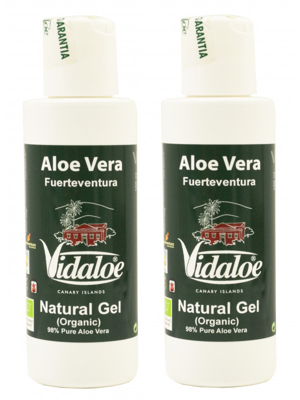 Vidaloe Natural Gel (organic) 100ml x 2