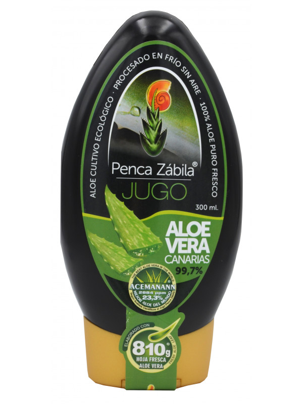 Penca Zábila pure juice Aloe Vera 300ml - 99,7%