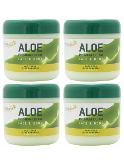 Tabaiba Premium Facial Cream and Body Aloe Vera 300 ml - 4 units